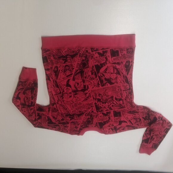 Marvel Comic Heroes Reversible Sweatshirt Red and Black *Size Youth XL/Adult S - Picture 9 of 16